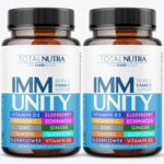 10-In-1 Immune Support Supplement: Immune Boosters for Adults & Kids Daily Immunity Defense with Key Immune System Vitamins Zinc, Vitamin C and D, Plus Elderberry, Quercetin, Echinacea & More, 60 Caps - Image 2