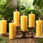 16 Pack Natural Beeswax Pillar Candles,560 Hours Long Burning Bees Wax Candle for Home,Prayer,Emergency,Dripless Smokeless Organic Beeswax Candles Bluk 2x4in - Image 2