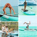 FBSPORT 11' Premium Stand Up Paddle Board, Yoga Board with SUP Accessories & Carry Bag | Wide Stance, Surf Control, Non-Slip Deck, Leash, Paddle and Pump for Youth & Adult - Image 7