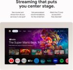 Google TV Streamer 4K - Fast Streaming Entertainment on Your TV with Voice Search Remote - Watch Movies, Shows, Live TV, and Netflix in 4K HDR - Smart Home Control - 32 GB of Storage - Porcelain - Image 4