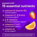 vitafusion GLP-1 Support Multivitamin, Vitamin and Mineral Blend, 15 Essential Nutrients, Citrus Berry Flavor, 90 Count, 45 Day Supply  - Image 5