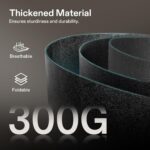 VIVOSUN 5-Pack 5 Gallon Grow Bags Heavy Duty 300G Thickened Nonwoven Plant Fabric Pots with Handles - Image 4
