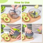 Manual Food Processor Vegetable Chopper, Portable Hand Pull String Garlic Mincer Onion Cutter for Veggies, Ginger, Fruits, Nuts, Herbs, etc.,500ml - Image 3