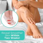 DERMORA Foot Peel Mask | Skin Exfoliating Foot Masks for Dry, Cracked Feet & Callus Removal | Dead Skin Exfoliator for Baby Soft Feet | Pack of 2 | Regular (Fits up to Men 10 / Women 11) | Original - Image 4
