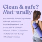 ASUTRA Yoga Mat Cleaner Spray (Peaceful Lavender), 4 fl oz - No Slippery Residue, Organic Essential Oils, Deep-Cleansing for Fitness Gear & Gym Equipment, Microfiber Towel Included - Image 4