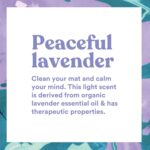 ASUTRA Yoga Mat Cleaner Spray (Peaceful Lavender), 4 fl oz - No Slippery Residue, Organic Essential Oils, Deep-Cleansing for Fitness Gear & Gym Equipment, Microfiber Towel Included - Image 5