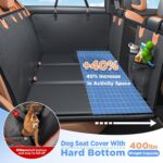MYJAQI Back Seat Extender for Dogs, Waterproof Dog Car Seat Cover for Back Seat with Hard Bottom, 2026 Upgraded Material, Anti Scratch, Safer, Easy to Use and Clean, Holds 400lbs - Image 3