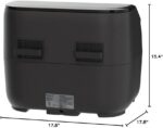 Instant Pot Vortex Plus XL 8QT ClearCook Air Fryer, Clear Windows, Custom Programming, 8-in-1 Functions that Crisps, Broils, Roasts, Dehydrates, Bakes, Reheats, from the Makers of Instant Pot, Black - Image 6