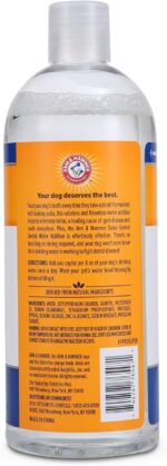 Arm & Hammer Clinical Care Dental Rinse for Adult Dogs, Odorless Flavorless Water Additive for Daily Plaque, Tartar, and Bad Breath Control, Baking Soda Enhanced Formula, 16 Fl Oz - 2 Pack - Image 3