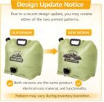 Camping Water Container 2 Gallon Collapsible Water Jug with Spout - Reusable Plastic Flasks, Foldable Empty Gallon Jug for Water Storage, Water Bag for Outdoor Hiking Emergency Prep (1 Pack) - Image 3