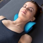 RESTCLOUD Neck and Shoulder Relaxer, Cervical Traction Device for TMJ Pain Relief and Cervical Spine Alignment, Chiropractic Pillow Neck Stretcher (Blue) - Image 4