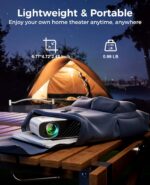 Mini Projector, ELEPHAS Portable Projector for iPhone, 7000L with Synchronize Smartphone Screen, Movie Projector with 1080P HD/200 Screen Support, Compatible with Android/iOS/TV Stick/HDMI/USB/SD - Image 4