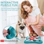 PETSTA Dog Puzzle Toys, Treat Dispensing Dog Enrichment Toys for IQ Training and Brain Stimulation, Interactive Mentally Stimulating Toys as Gifts for Puppies, Cats, Dogs - Image 5