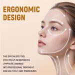 Lymphatic Contour Face Brush,Dry Lymphatic Contour Face Brush Soft Set,Lymphatic Drainage Massager for Face,Chin & Neck Relaxation,Portable Beauty Tool with Travel Case. Style B - Image 4