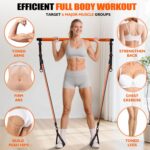 KUTIZE Pilates Bar Kit with Resistance Bands, Pilates Equipment, Multifunctional Pilates Bar for Women & Men, Pilates kit for Hip, Back, Arm, Full-Body Workouts, Home Gym Strength Training Equipment - Image 3