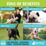 Raw Paws Virgin Organic Coconut Oil for Dogs & Cats, 4-oz - Treatment for Itchy Skin, Dry Nose, Paws - Hot Spot Lotion - Natural Hairball Remedy for Cats - Image 4