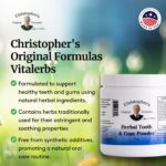 Christopher's Original Formulas Herbal Tooth & Gum Powder | Natural Oral Care Powder | Plant-Based Alternative to Toothpaste - Image 5