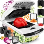 Fullstar The Original Pro Chopper - Vegetable Chopper and Spiralizer, Food Chopper with Container, Fruit Slicer, Kitchen Gadgets & Gifts, Home Essentials (4 in 1, White) - Image 2