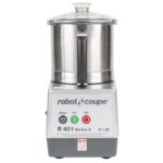 Robot Coupe R401B Food Processor 1245-00127, 4.5 Qt Stainless Steel Bowl, Single-Speed Commercial Chopper Machine, S-Blade, 1.5 HP Motor, Grey, Kitchen Food Processor, 120V - Image 3