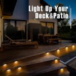 GIGALUMI Led Solar Deck Lights, 16 Pack Waterproof for Outdoor Stairs, Step, Fence, Railing, Yard and Patio (Warm White) - Image 3