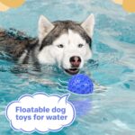 DISSKNIC Indestructible Squeaky Dog Ball, Relieves Anxiety, Cleans Teeth, Interactive Chew Toy for Aggressive Chewers, Dog Toy for Large Breeds, Outdoor Waterproof - Image 9