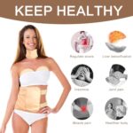 4 Pcs Castor Oil Pack Wrap Organic Cotton for Liver Detox, Stomach, Belly, Neck, Breast & Entire Body, Reusable Pads Kit for Hot/Cold Compress with Adjustable Elastic Strap, Waterproof & Anti Oil Leak - Image 6