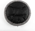 Love's cabin Round Donut Cat and Dog Cushion Bed, 20in Bed for Cats or Small Dogs, Anti-Slip & Water-Resistant Bottom, Super Soft Durable Fabric Pet Beds, Washable Luxury Cat & Dog Bed Gray - Image 4