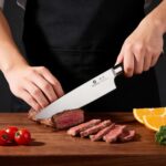 imarku 3 Piece Knife Set, Professional Japanese High Carbon Stainless Steel Chef Knife, Ultra Sharp Kitchen Knives Set with Ergonomic Pakkawood Handle, Ideal Gift for Mom - Image 3