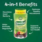 Benefiber Prebiotic GLP-1 Friendly Fiber Supplement Gummies for Digestive Health, Assorted Fruit Flavor - 81 Count - Image 3