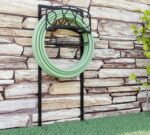 Freestanding Garden Hose Organizer with Black Powder-Coated Finish - Heavy-Duty Detachable Hose Stand Holds 150FT Hose, Includes Storage Basket & Assembly Tools for Outdoor Use - Image 6