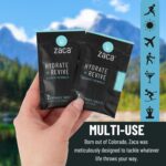 Zaca Recovery Chewable Supplement | Hydrate + Revive | Party, Travel, Exercise & Altitude | Sugar Free & Gluten Free | Mixed Berry, 6 Packets = 12 Tablets - Image 4