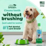 TropiClean Fresh Breath Water Additive for Dogs, Dog Breath Freshener and Teeth Cleaning Solution, No Toothpaste or Toothbrush Required, 33.8oz. - Image 3