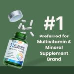 Multivitamin for Women & Men - Mens & Womens Multivitamin for Bone, Skin & Immune Health Support, 21 in 1 Multivitamins Supplement, Multivitamins with Gluten & Allergen Free, Non GMO, 60 Capsules - Image 7