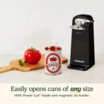 Cuisinart Can Opener with One-Touch Operation, Electric Can Opener for Kitchen Including Magnetic Lid Holder, Automatic Can Opener with Easy Clean Design and Nonslip Base, Black, CCO-50BKN - Image 3