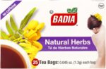 Badia Natural Herbs Tea, 25 Tea Bags (Pack of 2) – Herbal Blend for Brewing Hot or Iced Tea - Image 3