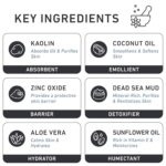 New York Biology Dead Sea Mud Mask for Face and Body | Spa Quality Pore Refiner for Oily Skin | Natural Skincare for Women & Men | Tighten Skin for A Healthier Complexion | 8.8 oz - Image 3