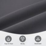 Aoxun 14pcs Patio Cushion Covers Replacement, Waterproof Outdoor Furniture Cushion Covers with Zipper and Non-Slip Bottom, Patio Sofa Couch 3 Sizes for Patio Sectional, Covers Only (Grey) - Image 5