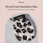 Kitsch Exfoliating Glove 1pc – Korean Exfoliating Mitt & Deep Exfoliating Body Scrubber for Shower, Bath | Body Exfoliator Glove, Dead Skin Remover | Skin Care for Smooth Skin - Leopard - Image 5