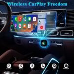 Wireless CarPlay Adapter, 2026 Upgraded Wired to Wireless for Apple CarPlay & Android Auto, Mini USB Design Car Play Adapter with Type-C Extension, Plug and Play, Stable Connection & No Latency - Image 3
