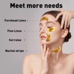 CHMI Under Eye Patches (50 Pairs) - 24K Gold Eye Patches for Puffy Eyes, Dark Circles, EyeBags and Wrinkles, Collagen Skin Care Products, Beauty & Personal Care - Image 4