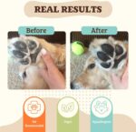Natural Dog Company Paw Soother Balm & Wax - Dog Paw Balm & Moisturizer for Dry, Cracked Paw Pads, Helps Moisturize & Condition Winter-Worn Paws, Coconut Oil & Calendula, Daily Paw Care, 0.15 oz Stick - Image 3