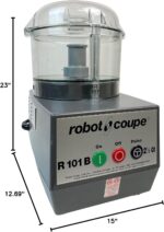 Robot Coupe R101B CLR Combination Food Processor, 2.5 Quart Clear Batch Bowl, Polycarbonate, Clear, 120v - Image 5