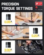 Fanttik E1 Max Electric Screwdriver, Mini Precision Screwdriver Set, 50 Magnetic Bits, Magnetic Storage, 5/32‘’Hex, Repair Tool Kit for Electronics Phone Camera Laptop Watch (Grey) - Image 3