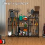 keomaisyto Garden Tool Organizer, Heavy Duty Yard Tool Tower Rack for Garage Organization and Storage, 3 Tier Utility Garden Tool Rack with hooks for Garden/Shed/Garage/Yard/Basement/Lawn - Image 4