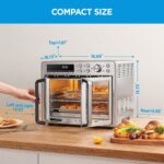 Midea Flexify Classic French Door Toaster Oven Air Fryer Combo, 10-in-1 Large Capacity 26.4 QT Countertop Oven, 25% Faster Cooking and 90% Less Oil, Stainless Steel - Image 3