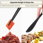 Travel Utensils with Case, Quatish Portable Silverware Set for Work, Stainless Steel Reusable Travel Cutlery Set, Fork and Spoon Set for Camping, Picnic, Gadgets, Lunch Box for Men, Black - Image 5