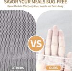 NEPAK 6 Large and Tall Food Covers, 17"x17" Food Tents Food Covers for Outdoors,Pop-up Mesh Food Covers Nets for Outside,Screen Tents,Parties Picnics, BBQ,Reusable and Collapsible - Image 3
