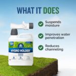 Turf Titan Hydro Holder Soil Wetting Agent for Lawn (32 oz) w/Hose End Sprayer – Improves Water Absorption in Dry & Compacted Soil – Helps Lawns Stay Green Longer in Heat – Covers up to 6,000 Sq Ft - Image 3