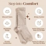 Unboxme Gifts Warm & Cozy Ultra-Luxe Cloud Sock, Gift for Women & Men - Super Soft Luxurious Fabric Sleep Socks - Image 4