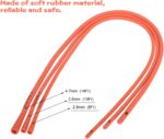 Pet Feeding Supplies Kit-3 Pack Red Rubber Feeding Tube(8Fr, 10Fr, 14Fr) With 3 Pack 10/30/60 Ml Syringes For Lamb,Goat,Sheep,Puppy,Kitten Whelping Feeding Watering - Image 4